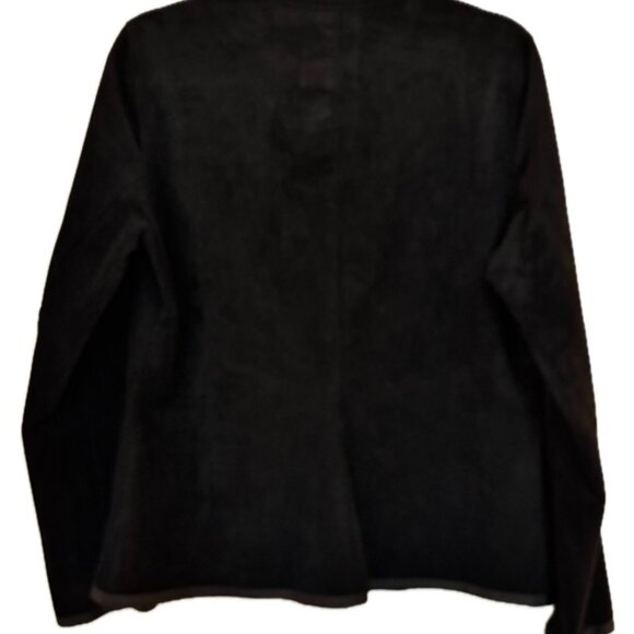 Velvet by Graham & Spencer Everly Faux Suede Jacket Vintage Military Style Sz M - Picture 3 of 9